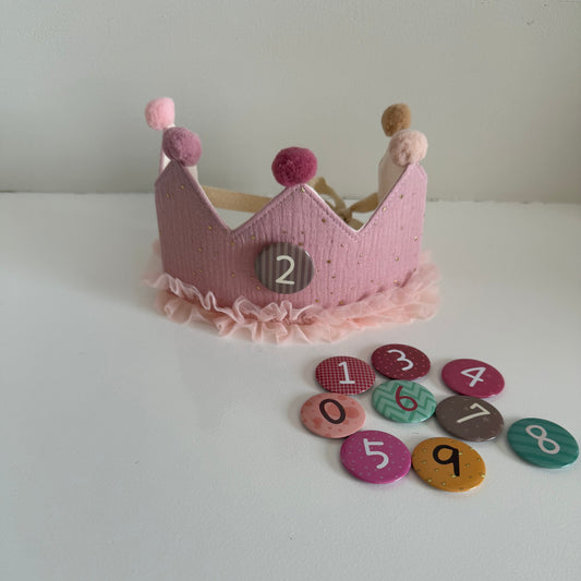 Corona de Meses y Años - Rosa