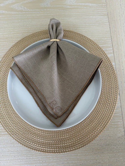 Servilleta de Tela Milano Moka